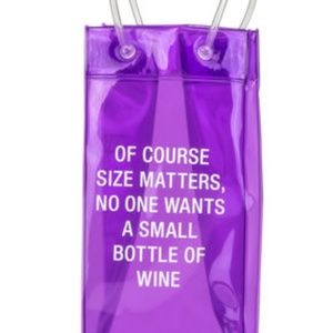 WINE TOTE - OF COURSE SIZE MATTERS